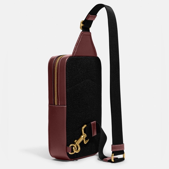 NWT COACH Sullivan Pack In Signature Chambray - Picture 2 of 5